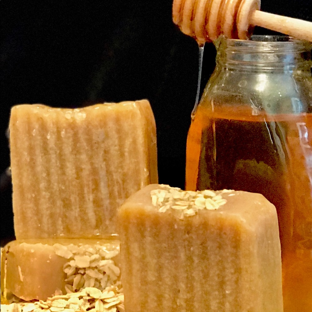 SOLD OUT!Oatmeal, Goat milk,Honey Soap HANDCRAFTED